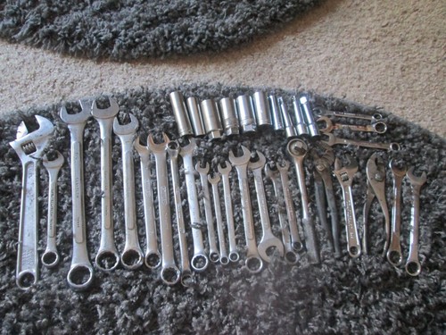 Huge box wrench socket lot - box, /