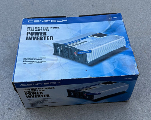 Cen tech 69662 - 69662, 2000w/4000w